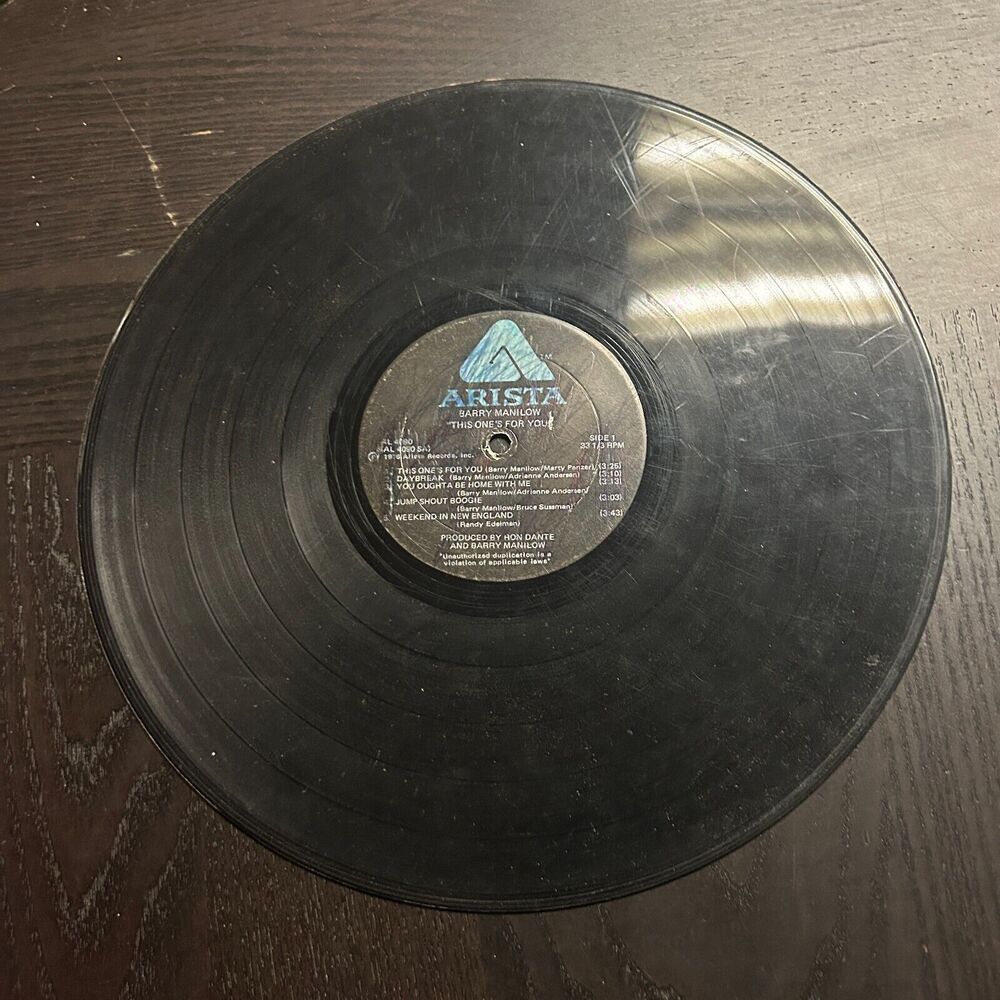 Barry Manilow – This One's For You [Vinyl Record Album 1976] *NO CASE*